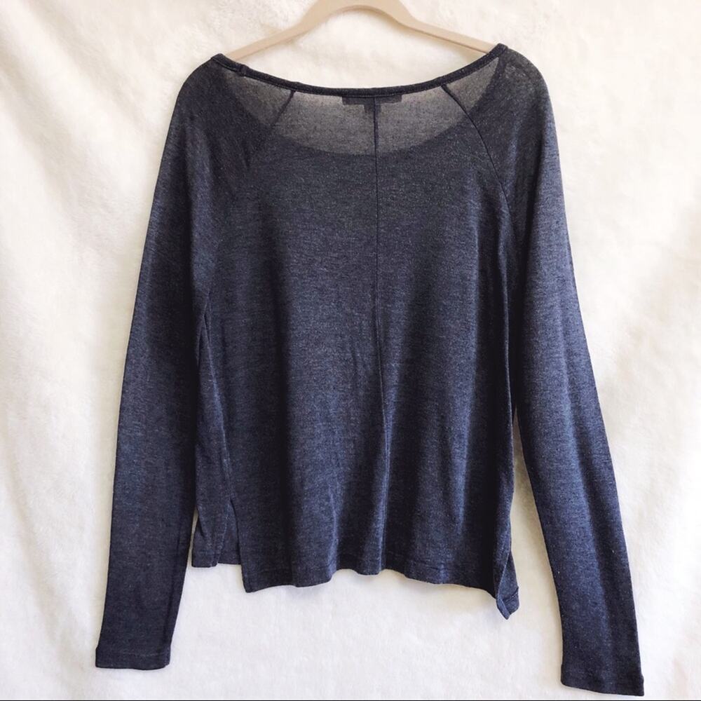 Forever 21 Contemporary Blue Long Sleeve Top - Picture 6 of 8